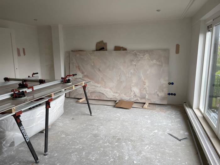 XXL slabs badkamer in Amstelveen detail 4