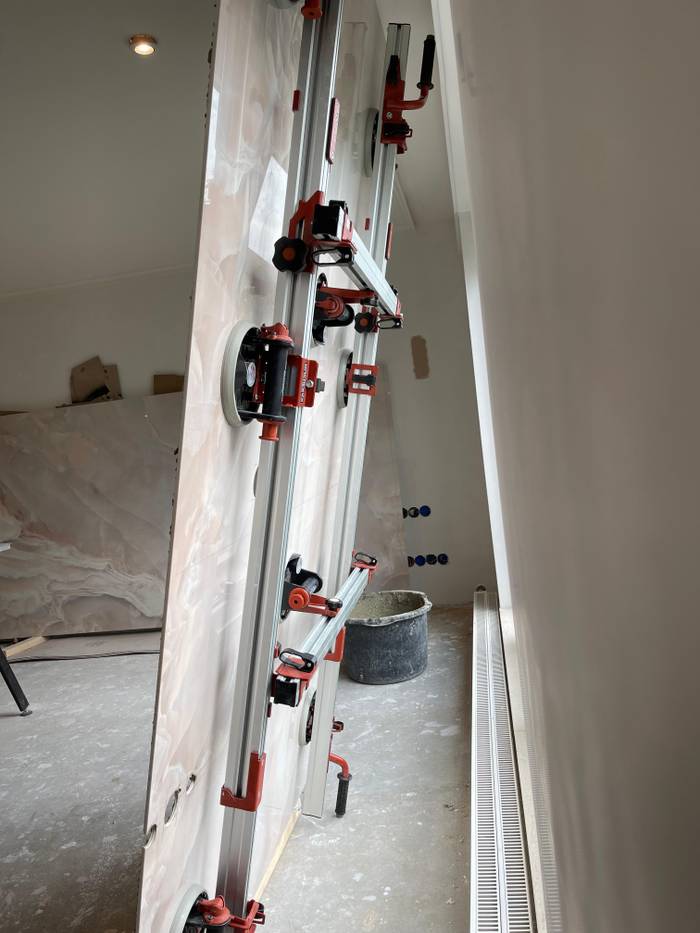 XXL slabs badkamer in Amstelveen detail 5