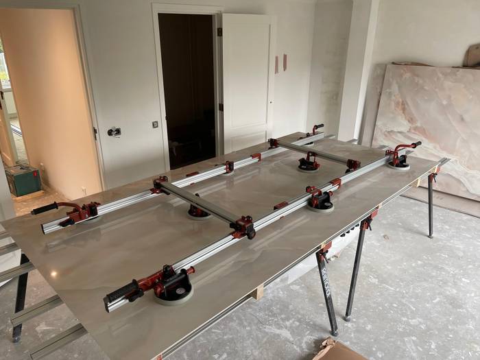 XXL slabs badkamer in Amstelveen detail 8