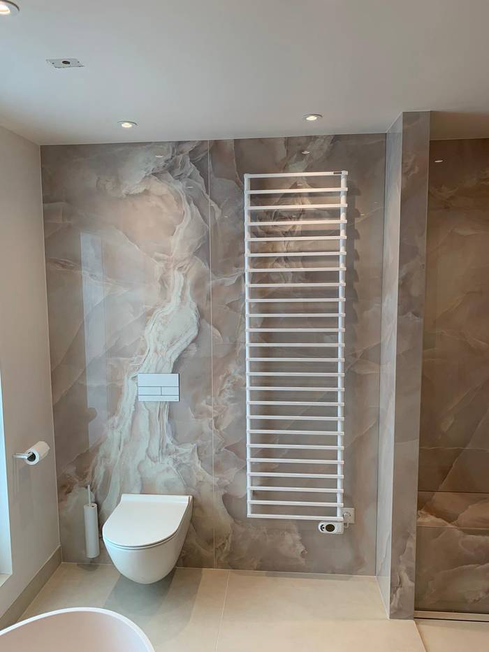 XXL slabs badkamer in Amstelveen detail 15